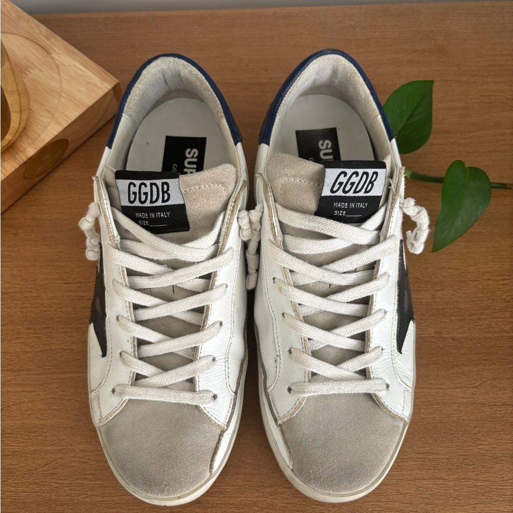 Golden Goose White and Black Women's Sneakers